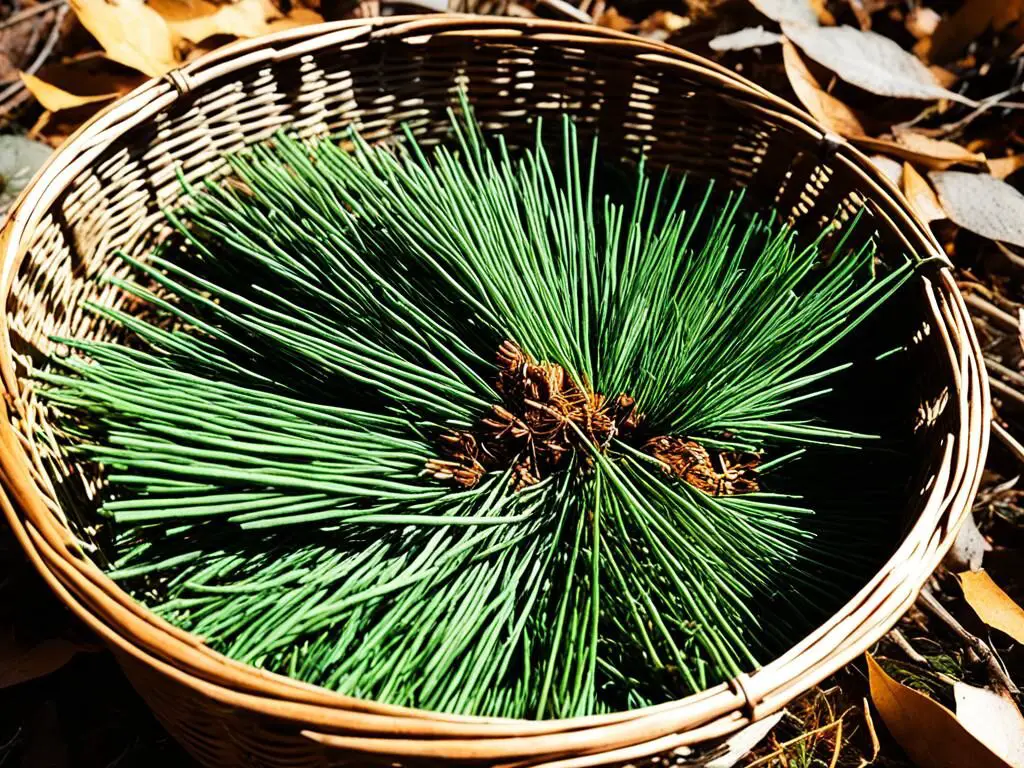 How to prepare anti-inflammatory pine needle tea from foraged pine tips?