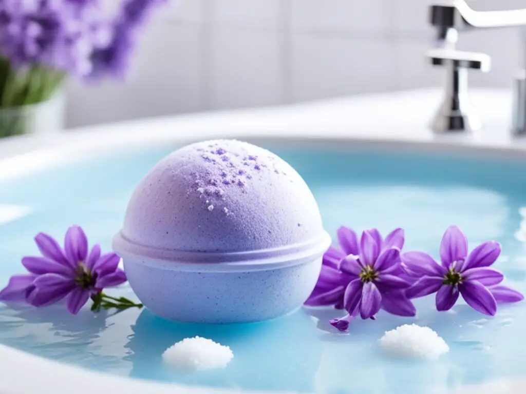 How to make relaxing lavender and epsom salt bath bombs with essential oils? 