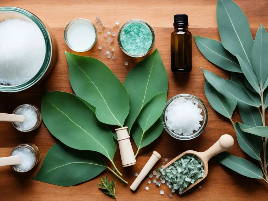 How to make homemade eucalyptus and menthol chest rub for congestion relief?